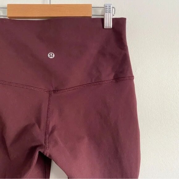 Lululemon Barre Star Leggings in Maroon (Bordeaux) - Picture 5 of 6